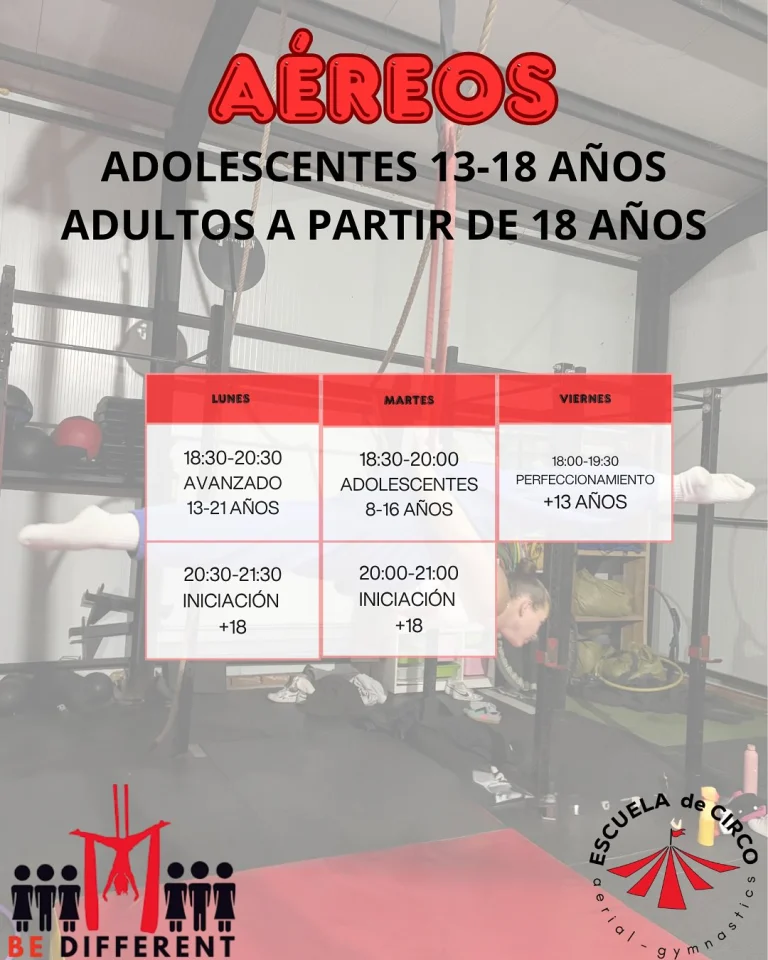 Instagram post from escuela_de_circo_brunete. This post is in position 2.
